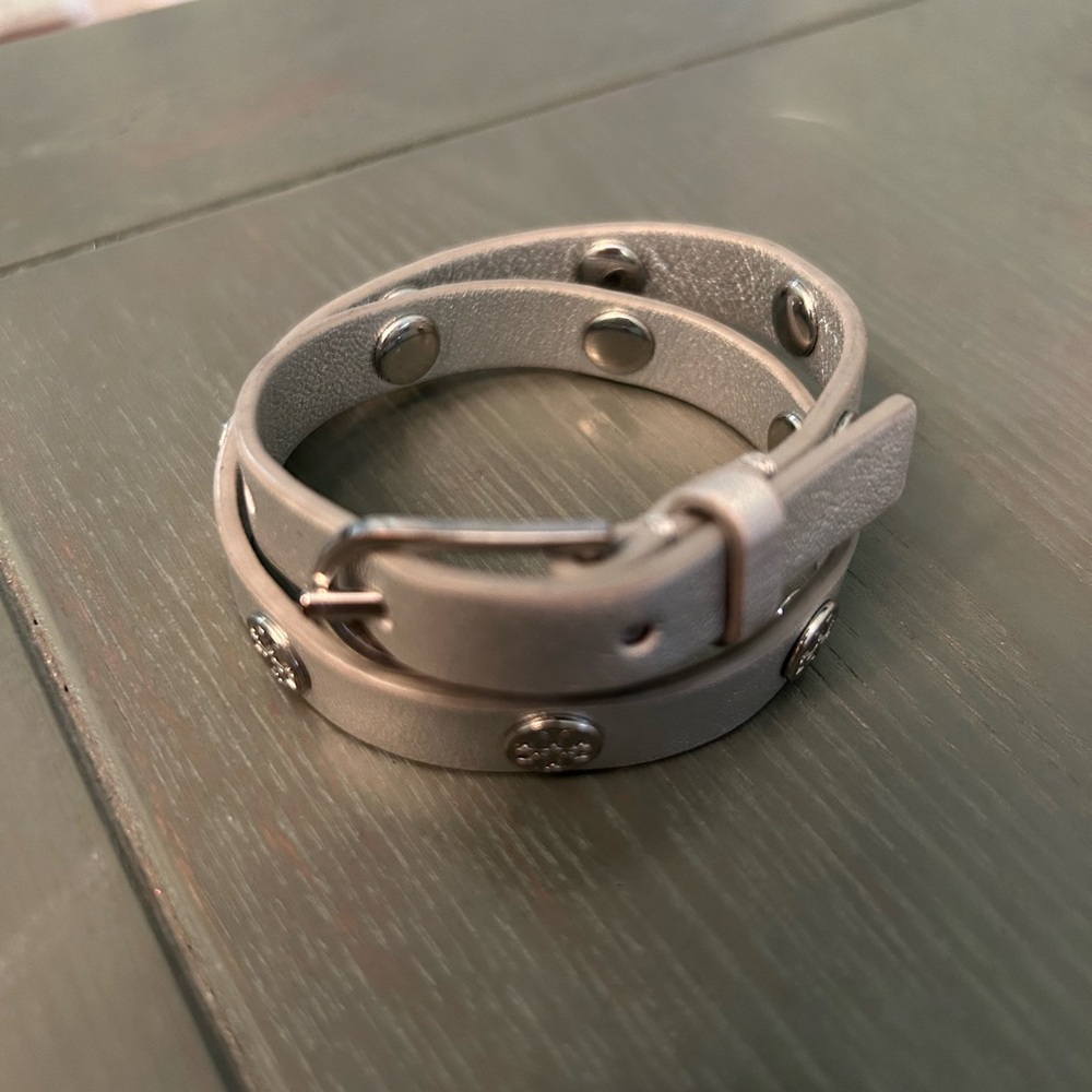 Tory Burch Leather Wrap Bracelet